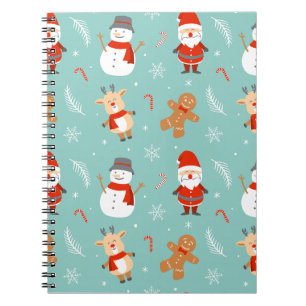 Colourful Merry and Bright Christmas 2023 Family H Notebook