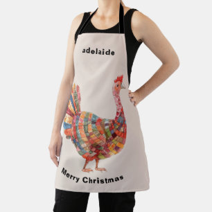 Colourful Merry Christmas Apron