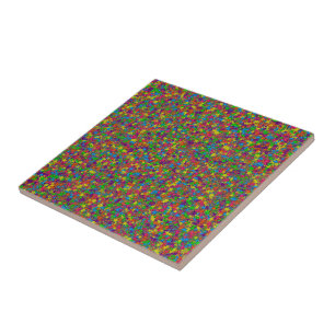 Colourful Metal Stars CERAMIC TILE