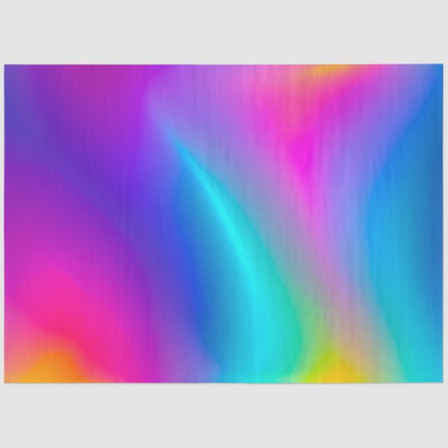 Colourful Metallic Foil Art Tissue Paper (Front)