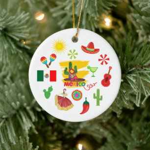 Colourful Mexican Christmas Ornament