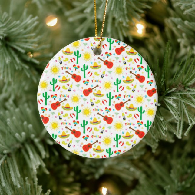 Colourful Mexican Christmas Ornament (Tree)