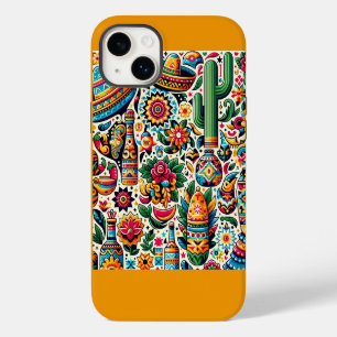 Colourful Mexican Repetitve Pattern Design  Case-Mate iPhone 14 Plus Case