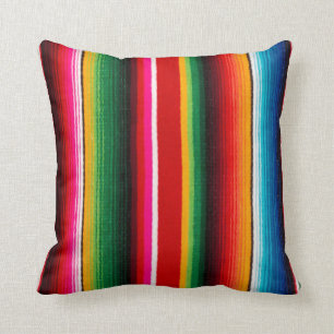 colourful mexican style cushion