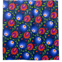 Colourful Mexican Style Floral Pattern Elegant Bol