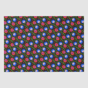 Colourful Mexican Style Floral Pattern Elegant Bol Tissue Paper