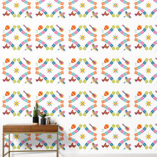 Colourful Mexican Style Wallpaper
