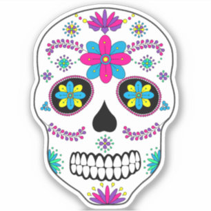 Colourful Mexican Sugar Skull
