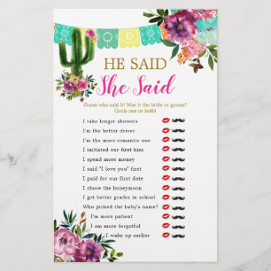 Colourful Mexican Taco bout Love He Said She Said