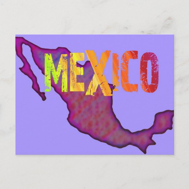 Colourful Mexico Postcard (Front)