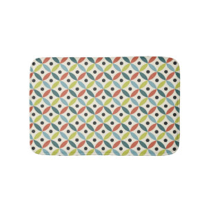 Colourful Mid Century decoration Bath Mat