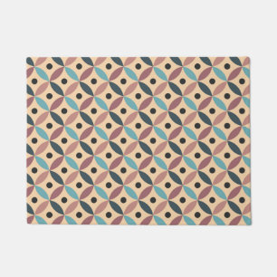 Colourful Mid Century decoration Doormat