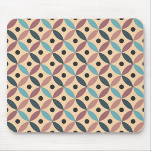 Colourful Mid Century decoration Mouse Mat