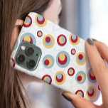 Colourful Mid Century Leopard Spots Retro Pattern iPhone 16 Case<br><div class="desc">This Mid-Century Modern inspired phone case will give a vibrant and stylish addition your kitchen cell. Inspired by the iconic design elements of the mid-20th century, this case seamlessly combines the timeless appeal of mid-century modern aesthetics with a playful twist. The design features a captivating pattern of red, yellow, blue,...</div>