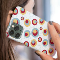 Colourful Mid Century Leopard Spots Retro Pattern