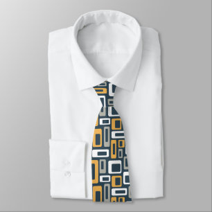 Colourful Mid Century style shapes Tie