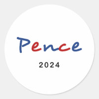 Colourful Mike Pence 2024 Script Text