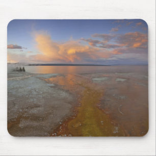 Colourful mineral deposits emit from Black Pool 2 Mouse Mat