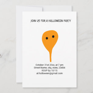 Colourful minimal add your text picture name  invitation