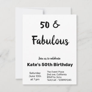 Colourful minimal add your text picture name  invitation