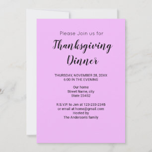 Colourful minimal add your text picture name invitation