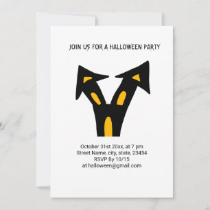 Colourful minimal add your text picture name invitation