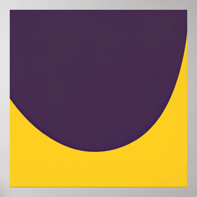 Colourful Minimalist Arc - A Flowing Elegance Poster (Front)