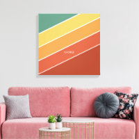 colourful minimalist diagonal stripes name