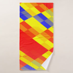 Colourful mix abstract background desingabstract,b bath towel