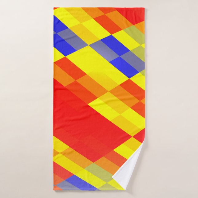 Colourful mix abstract background desingabstract,b bath towel (Bath Towel)