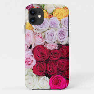 Colourful Mixed Roses iPhone 11 Case