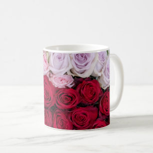 Colourful Mixed Roses Coffee Mug