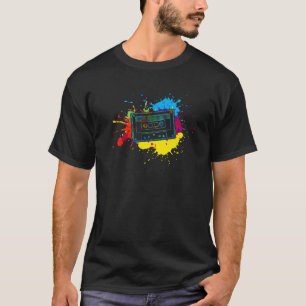 Colourful Mixtape Eighties 80S Music Lover 1980S C T-Shirt