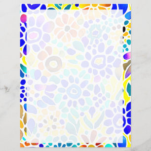Colourful mod floral
