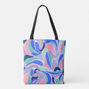 Colourful Modern Abstract Art Painting Tote Bag