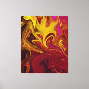 Colourful Modern Abstract Art   pastel oil canvas