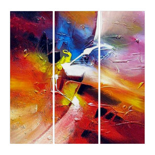 Colourful Modern Abstract Expressionist Style Art