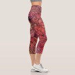 Colourful Modern Abstract Girly Pattern Capri Leggings<br><div class="desc">This modern design features a colourful abstract pattern #leggings #clothing #apparel #gifts #fitness #sports #fitnessapparel #fitnessclothing #fashion #fashionable #style #stylish #trendy #trending</div>