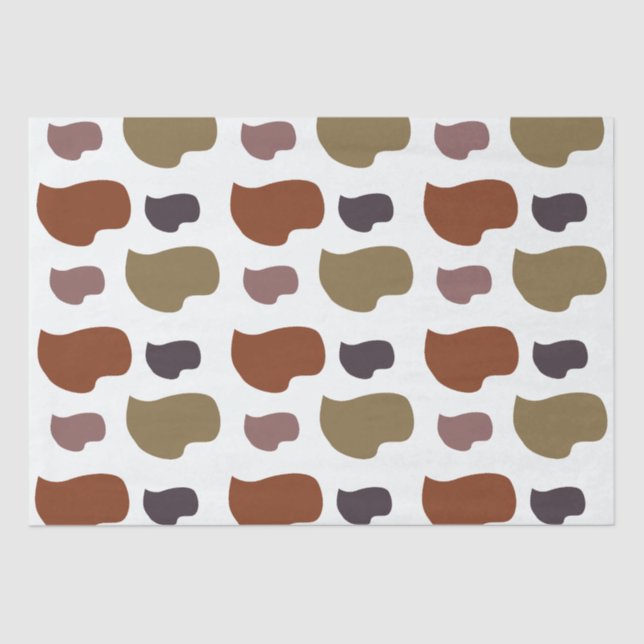 Colourful Modern Abstract  Tissue Paper (Front)