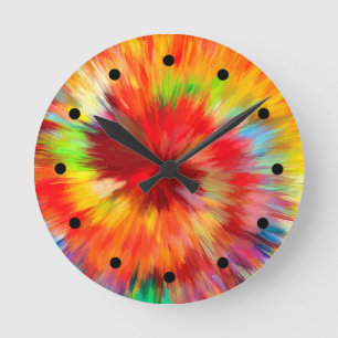 Colourful Modern Abstract Wall Decor Clocks