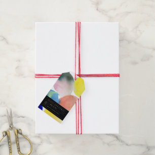 Colourful Modern Art Holiday Gift Tags