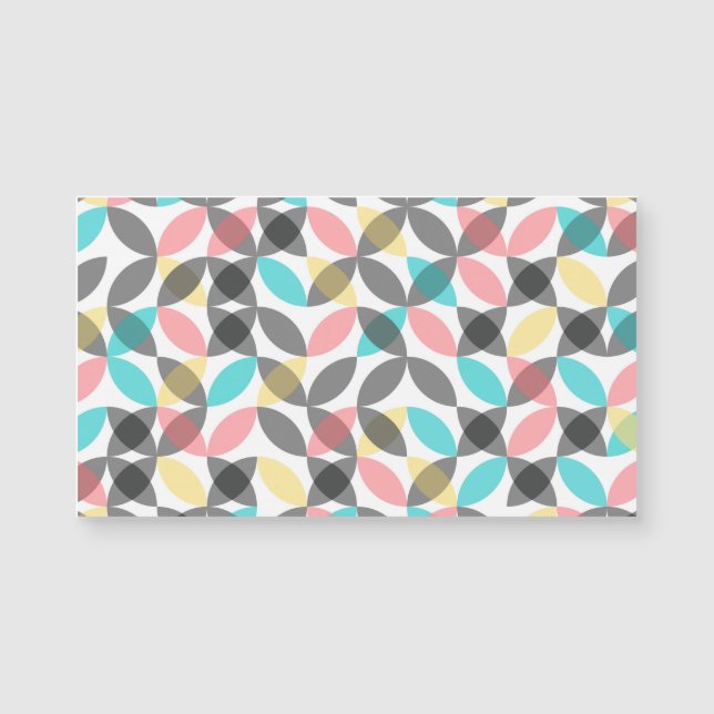 Colourful, modern, cheerful circular geometric (Front)