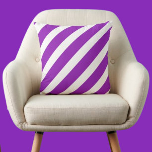 Colourful Modern Cute Stripes Pattern          Cushion