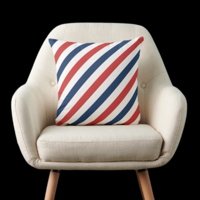 Colourful Modern Cute Stripes Pattern          Cushion (Creator Uploaded)