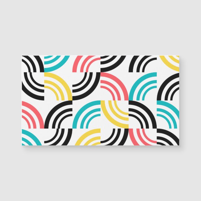 Colourful, modern, fun, cheerful geometric graphic (Front)