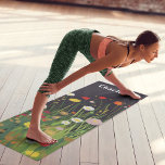 Colourful Modern Garden Flowers Personalised Name Yoga Mat<br><div class="desc">Colourful Modern Garden Flowers Personalised Name Yoga Mat perfect as a gift for those that enjoy yoga,  pilates,  fitness,  exercise,  sports,  gym,  athletes,  swimmers and much more. Perfect for family and friends for birthdays,  Christmas,  Mother's Day,  holidays and more. Designed by Evco Studio www.zazzle.com/store/evcostudio</div>