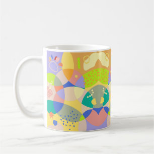 Colourful Modern Geometric Abstract Mug
