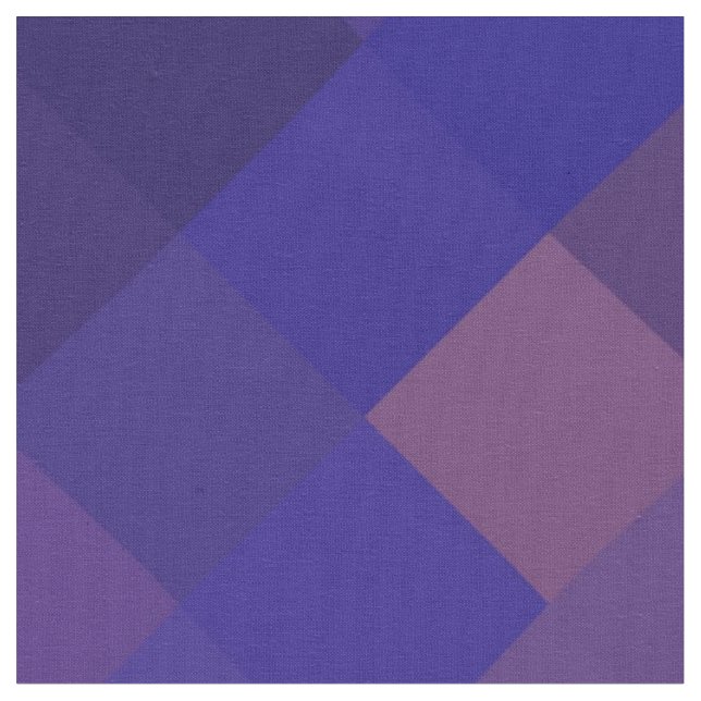 Colourful Modern Geometric Diamond Pattern #17 Fabric (Close Up)