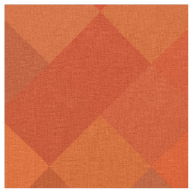Colourful Modern Geometric Diamond Pattern #21 Fabric (Close Up)