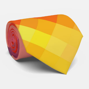 Colourful Modern Geometric Diamond Pattern #8 Tie